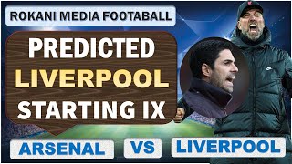 Mo Salah Doubtful !!! Arsenal Vs Liverpool !!! Predicted Liverpool Lineup