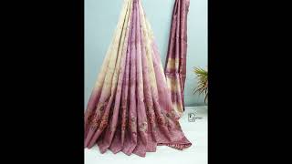 Introducing these beautiful chanderi saree blended with Dola silk  with blouse  with beautiful