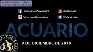 Horóscopo Diario - Acuario - 9 de Diciembre de 2019