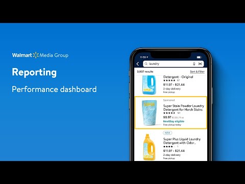 Walmart Sponsored Products | Performance Dashboard - YouTube