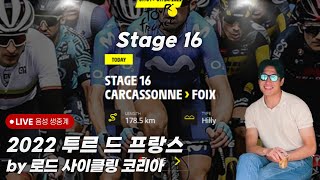 2022 투르 드 프랑스 스테이지 16 한국어 음성 생중계 (Tour de France Stage 16 Korean Live Commentary)