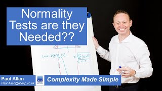 Normality Tests are they needed?