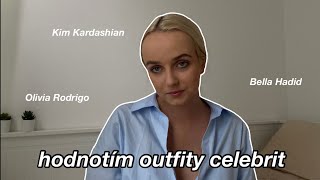 hodnotím outfity celebrit | Gigi Hadid, Hailey Bieber, Olivia Rodrigo, Millie Bobby brown, …