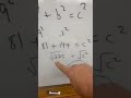 Pythagorean Triples - Finding the Hypotenuse (#4)