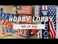 HOBBY LOBBY SHOP WITH ME 2023 | 4TH OF JULY DECOR