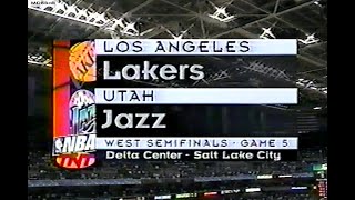 NBA On TNT - Lakers @ Jazz 1997 WCSF G5 Highlights