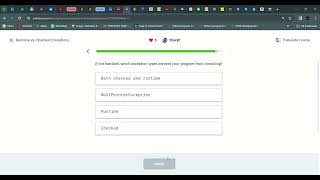30 Runtime vs Checked Exceptions | Java Intermediate | Sololearn