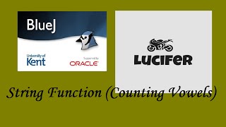 BlueJ Beginner JAVA Part 30 | ICSE Class 9 JAVA Programming | String Function (Counting Vowels)