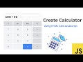 Build a Simple Calculator with HTML, CSS, and JavaScript - Step-by-Step Tutorial