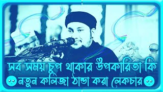 সবসময় চুপচাপ থাকার উপকারিতা কী ? ।। আবু ত্বহা মুহাম্মদ আদনান, ।। abu toha muhammad adnan.