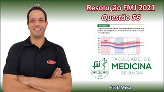 Resolução FMJ 2021 | Questão 56 | Prova FMJ 2021 | Vestibular FMJ 2021