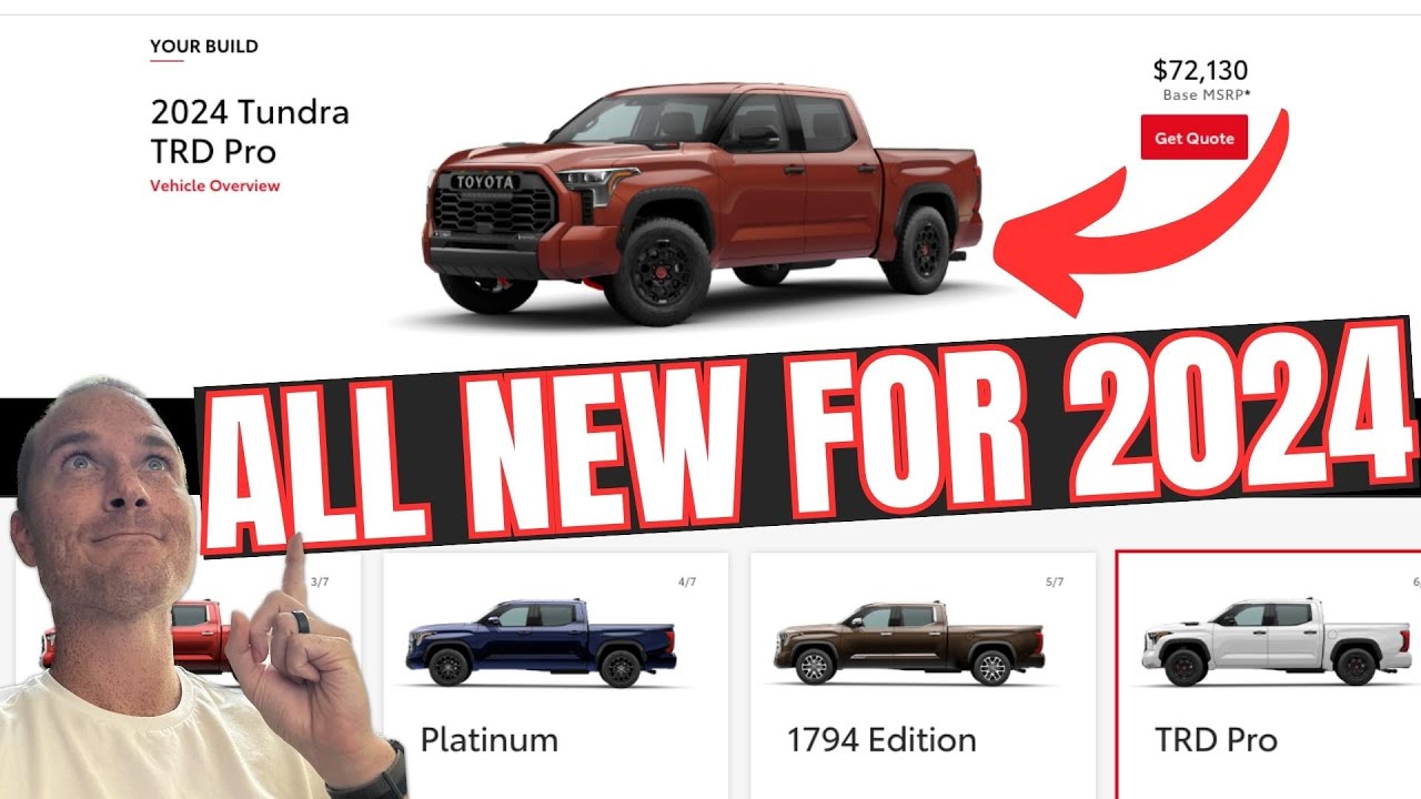 Build Your 2024 Toyota Tundra Now! - YouTube