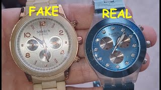 Swatch watch real vs fake. How to spot fake Swatch wrist watch