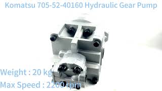 Komatsu 705 52 40160 Hydraulic Gear Pump