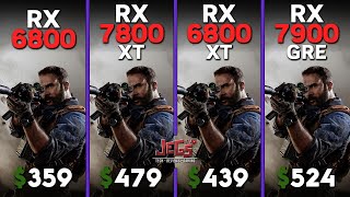 RX 6800 vs RX 7800 XT vs RX 6800 XT vs RX 7900 GRE | Ryzen 5 7600 | Tested in 15 games