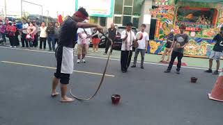 麻豆草店尾良皇宮徒步往台南興濟宮謁祖進香回駕遶境   路祭  過七星爐