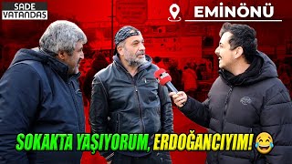AKP'li Vatandaşlarla Kahkaha Dolu Röportajlar! Eminönü Sokak Röportajları