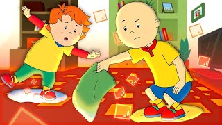 Caillou and Leo play The Floor is Lava | Caillou - WildBrain