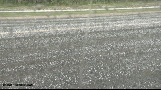 Hagel Sturm Unwetter | 10 Stunden Hagelgeräusche über einem Highway