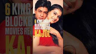 King Khan Movies Rejected by Kajol #bollywood #kingkhan #kajol #shortsfeed