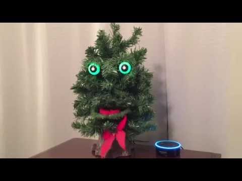 Amazon Alexa Echo Dot becomes a talking, scary Christmas tree