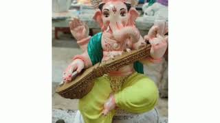 Eco friendly Ganesh Idols.Ganesh chaturthicelebration. गणेश मूर्ति।ಗಣೇಶಚತುರ್ಥಿಗೆ ನಮ್ಮೂರ ಗಣಪತಿ