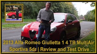 2013 Alfa Romeo Giulietta 1 4 TB MultiAir Sportiva 5dr | Review and Test Drive