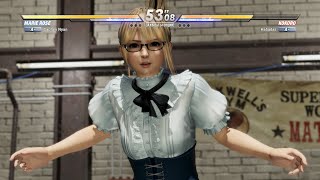 DOA6, Captain Nyan, Marie Rose Vs Habadas, Kokoro, Dead or Alive 6, 4k