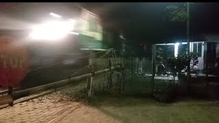 THUNDERING NIGHTMARE | 20503 DIBRUGARH RAJDHANI EXPRESS | TRICOLOUR EMD | NEAR SIBSAGAR TOWN |