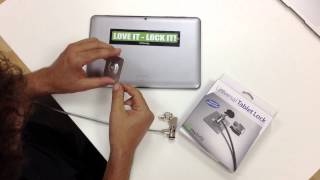 How to use Maclocks Tablet/SmartPhone Plate Lock