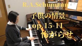 第110回 R.A.Schumann Kinderszenen op.15-11/ピアノ演奏 とお話【大人と子どもが戯れる様子…】