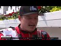 cole custer passes tyler reddick on the last turn to win at pocono nascar on fox highlights