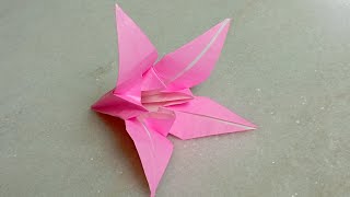 ORIGAMI LILY, PAPER CRAFT MAGIC