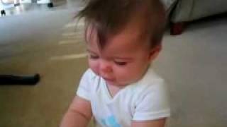 baby cries when she hears Quiznos 543 song