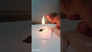 Pen Ink vs Fire: The Incredible Science Explained #shorts