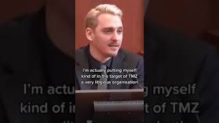 TMZ guy ENDS professional career of Amber Heard Lawyer  😂 #johnnydepp #tmz #amberheard