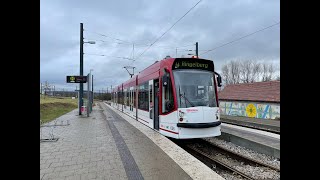 Combino Advanced Erfurt (EVAG 636) Mitfahrt in 4K UHD vom Hauptfriedhof bis Anger