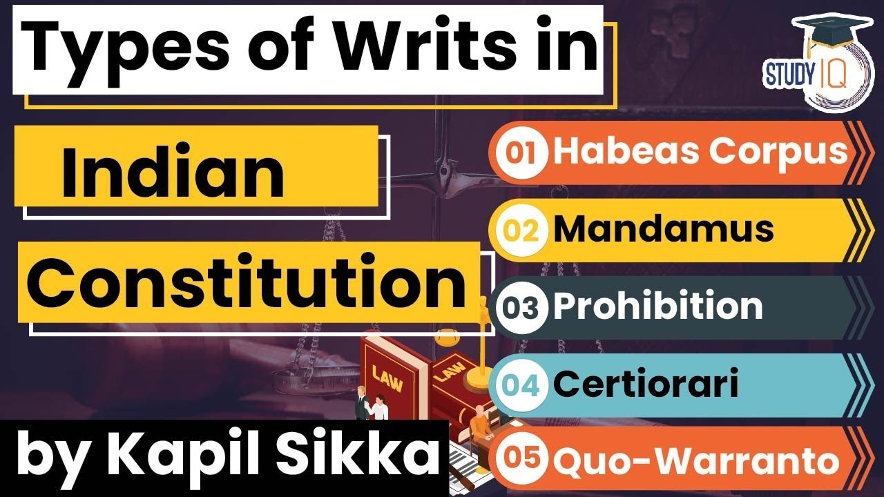 Types Of Writs In Indian Constitution - Uttar Pradesh Judicial Service ...