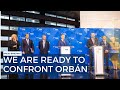 Press briefing - Manfred Weber & Péter Magyar: We are ready to confront Orbán