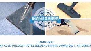 HAERSON | Profesjonalne pranie dywanów i tapicerek Gdynia 24.05.2019 | szkolenie kurs