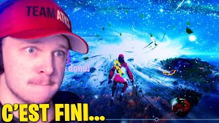 JE RÉAGIS A LA FIN DE FORTNITE... (Evènement saison 10)