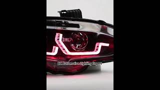 Honda Civic X Fc 16-21 ｜ LED Headlamp Bmw Style Look ｜Sequential signal + Welcome Light ｜Taiwan