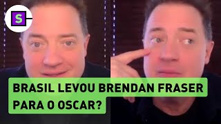 Brendan Fraser diz que filme gravado no Brasil o levou ao Oscar 2023