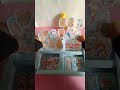 unboxing handmade sticker box kawai sticker 🥰💜#shorts #youtubeshorts #diy #stiker #viral #easyartdiy