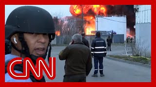 Репортажи CNN с места авиаудара под Львовом