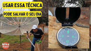 Como Fazer Um Apontamento Usando Uma Bússola  - Satélite Star One D2 70W