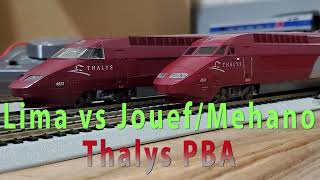 Lima and Jouef Thalys PBA HO scale