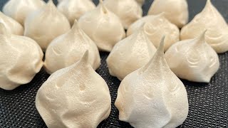 Meringue কুকিজ, মাত্র 2 উপাদান!