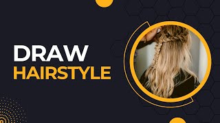 How to Draw Hair in Different Style || Draw Hairstyles With Pencil Step By Step ✏️