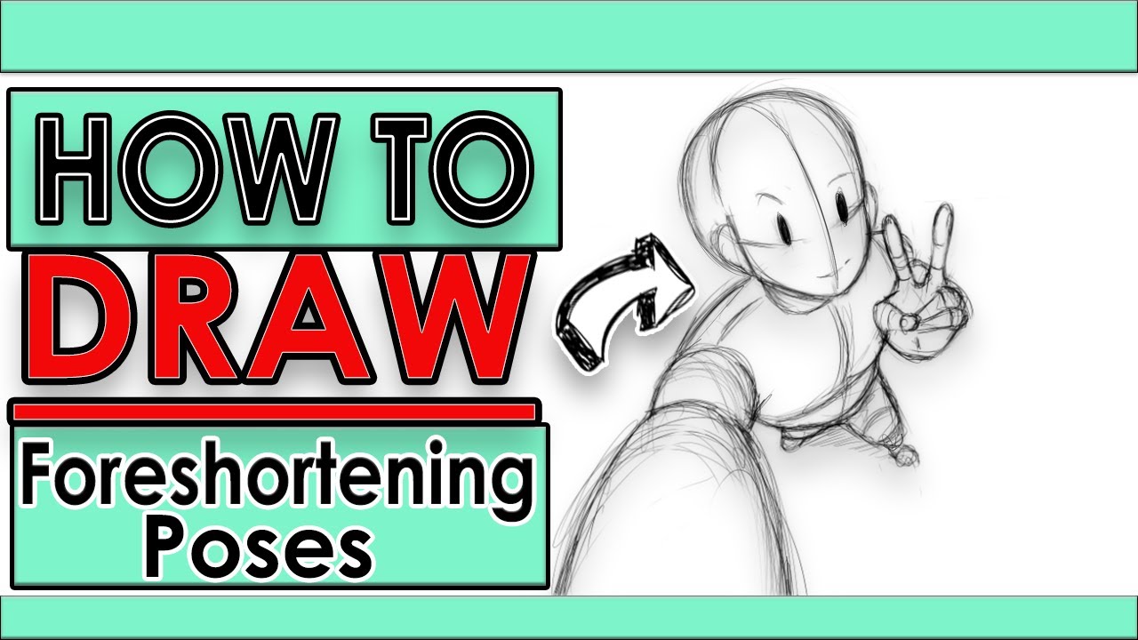 How To Draw Foreshortening Dynamic Poses Drawing Action Speed